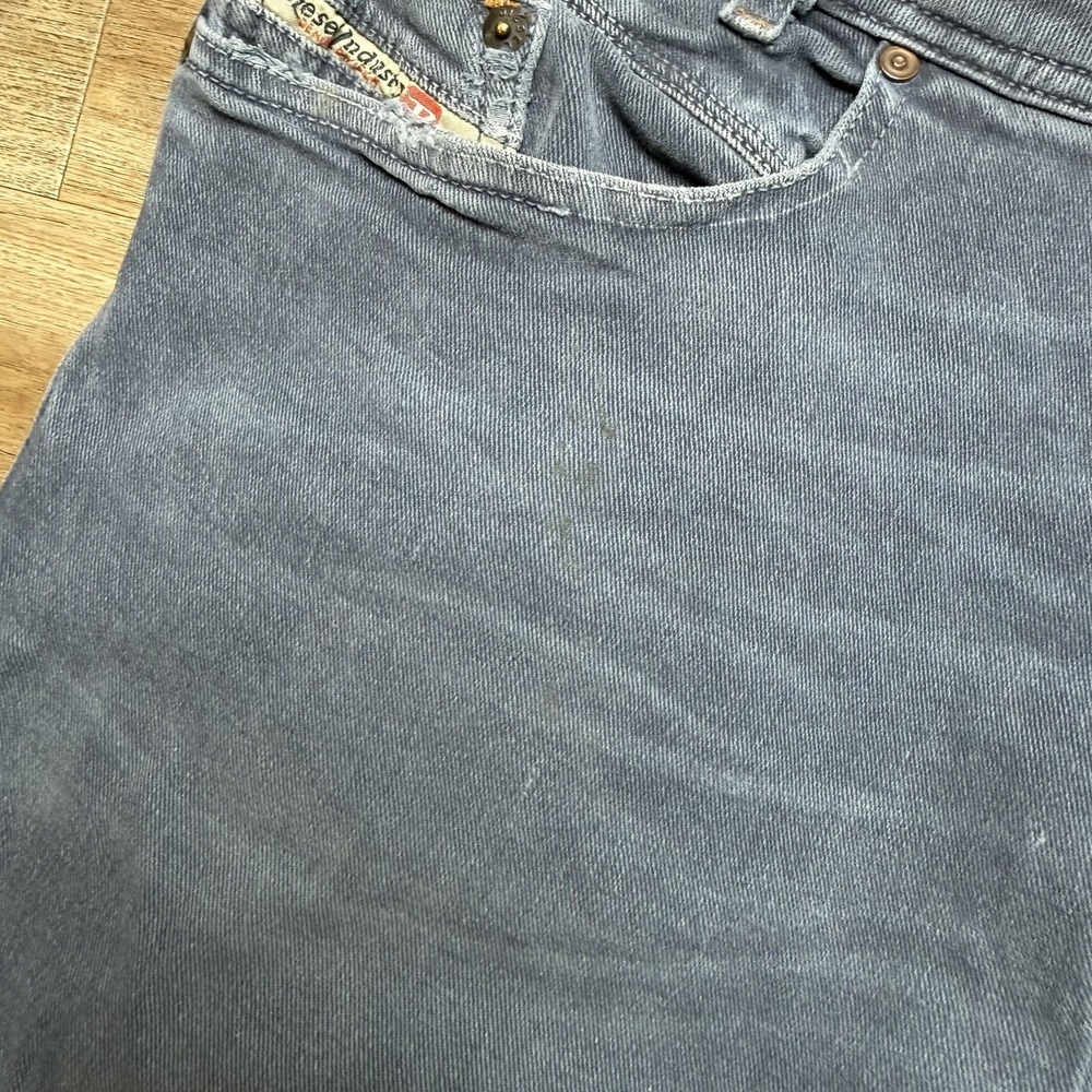 Diesel Iakop Jeans Men 33x32 Blue Slim Tapered Stretch Denim Pants Preppy 0111D - Picture 6 of 16